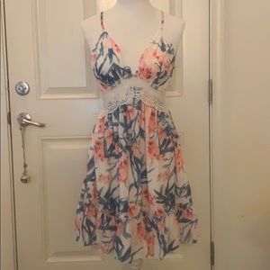 Lace and Floral Sundress